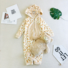 Kigurumi de bebé con capucha de felpa polar Oeko-tex con temática animal