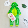 Kigurumi animal bebé con capucha de felpa polar Oeko-tex