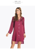 Ropa de dormir suave sedosa de las mujeres atractivas y elegantes de los pijamas del satén del poliéster buena para Lingerwear 