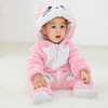 Conjunto de pijama Kigurumi de lana Coral Sherpa de franela con temática animal de primera calidad para niños y niños pequeños, Cosplay elegante, cálido, acogedor y divertido 