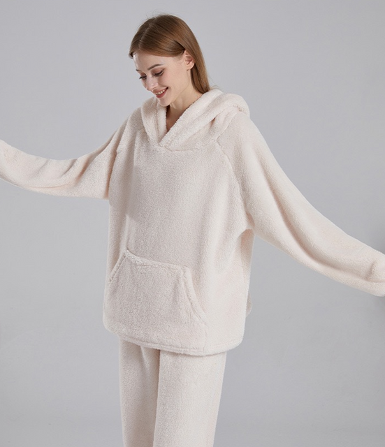 Pijama de 2 piezas de forro polar ultrasuave