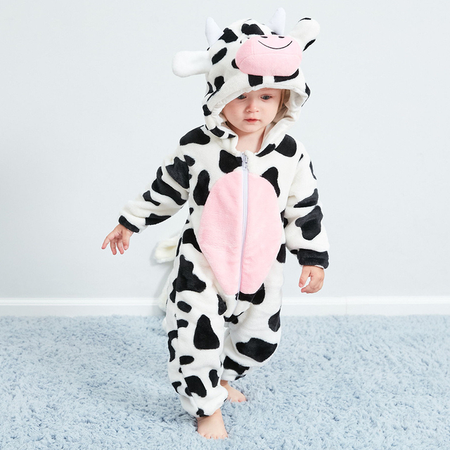Kigurumi polar bebé animal certificado Oeko-tex