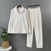 Conjunto de pijama de forro polar con certificación Oeko-tex, estampado de estrellas y cremallera con puños