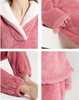 Ropa de estar por casa de forro polar ultrasuave de dos piezas para relajarse 