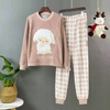 Conjuntos de pijamas de forro polar con certificación OEKO-TEX®: ropa de dormir suave y cálida con bonitos bordados fabricados de forma sostenible en una fábrica auditada por BSCI