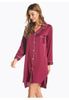 Ropa de dormir suave sedosa de las mujeres atractivas y elegantes de los pijamas del satén del poliéster buena para Lingerwear 