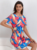 Ropa de dormir suave y ligera del camisón del loungewear del estampado de la mariposa del paño grueso y suave DTY de las mujeres 